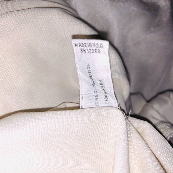 Vintage Komar Womens S Slip Pants Undergarment Ivory Nylon Lace - Picture 10 of 10